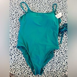 NWT green one piece